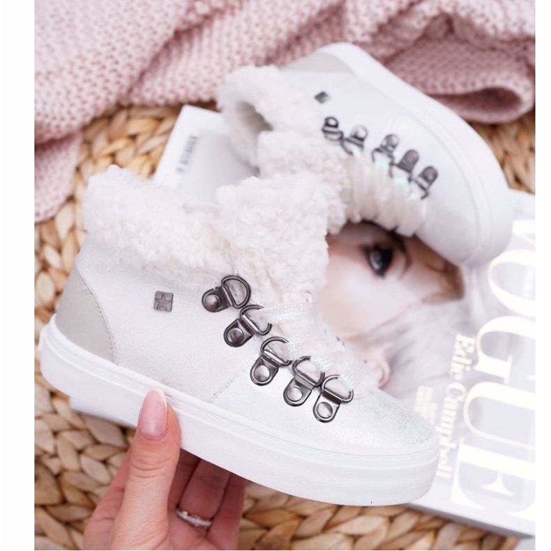 Kinderschuhe für Mädchen Sneakers Big Star Weiß EE374017 1