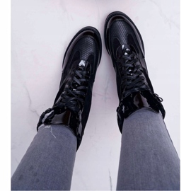 Hohe Stiefel für Damen Schwarz Trappers Nemtere 2