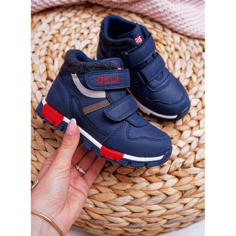 Kinder Jungenschuhe Sneakers Big Star Marineblau EE374065 1