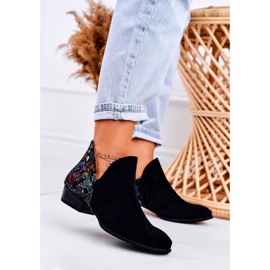 Flache Stiefel für Damen Maciejka Spring Leather Black 04091-57 schwarz 3