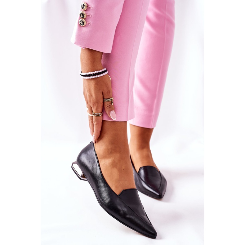 Damen Brogues Laura Messi Schwarz 2074 2