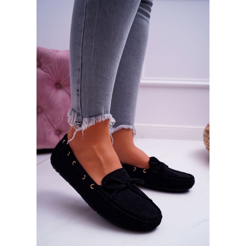 S.Barski Damen Loafer Wildleder Schwarz S. Barski Gustoben 1