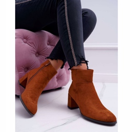 Damenstiefel mit hohem Absatz Sergio Leone Camel BT522 braun 2