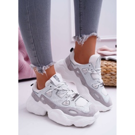 Damen Sportschuhe Big Star von Daniel Lopez Weiß FF274430 mehrfarbig 2