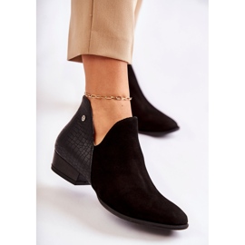 Damen Flache Stiefel Maciejka Leder Schwarz 04091-62 / 00-5 1