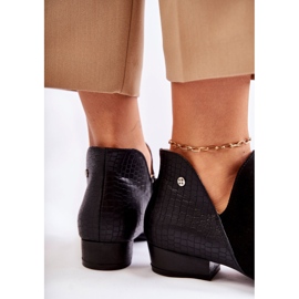 Damen Flache Stiefel Maciejka Leder Schwarz 04091-62 / 00-5 2