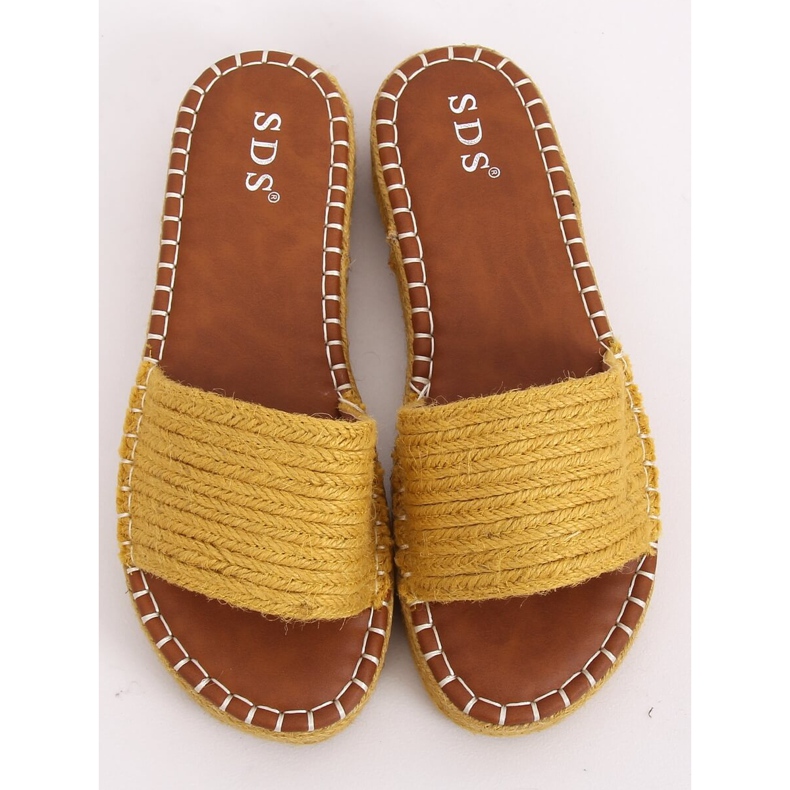 Honey Espadrilles Hausschuhe 7970-PL Gelb 2