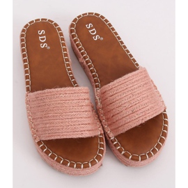 Rosa Espadrilles-Hausschuhe 7970-PL Rosa 1
