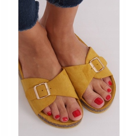 Honig-Scholki-Hausschuhe 6103 Gelb 1