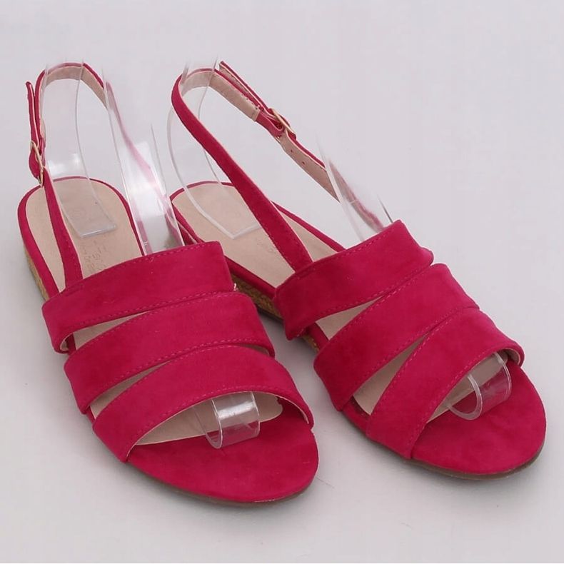 Fuchsia Espadrilles Sandalen 9291 Fuxia rosa 1