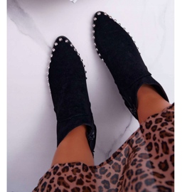 Schwarze Sobery Damenstiefel mit Jets 2