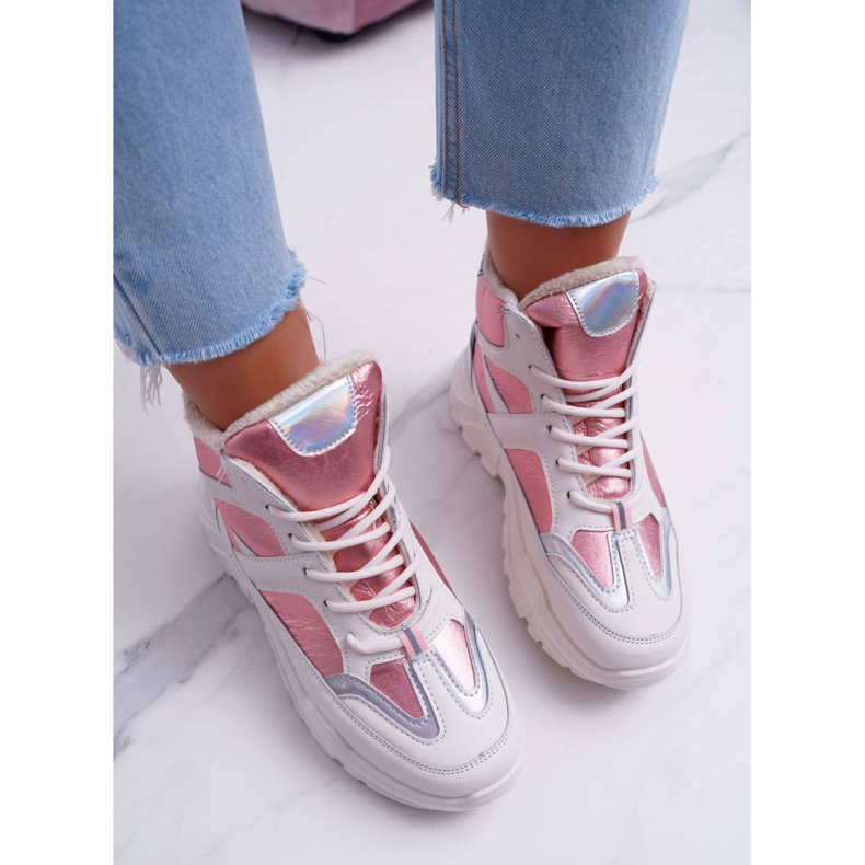 Damen Sportschuhe Rosa Warm Midrow 2