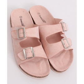 Rosa Scholki-Hausschuhe BL3100-SF Rosa 2