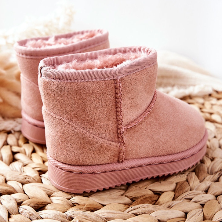 Warme Kinder-Jugend-Schneestiefel Pink Gooby rosa rosa 1