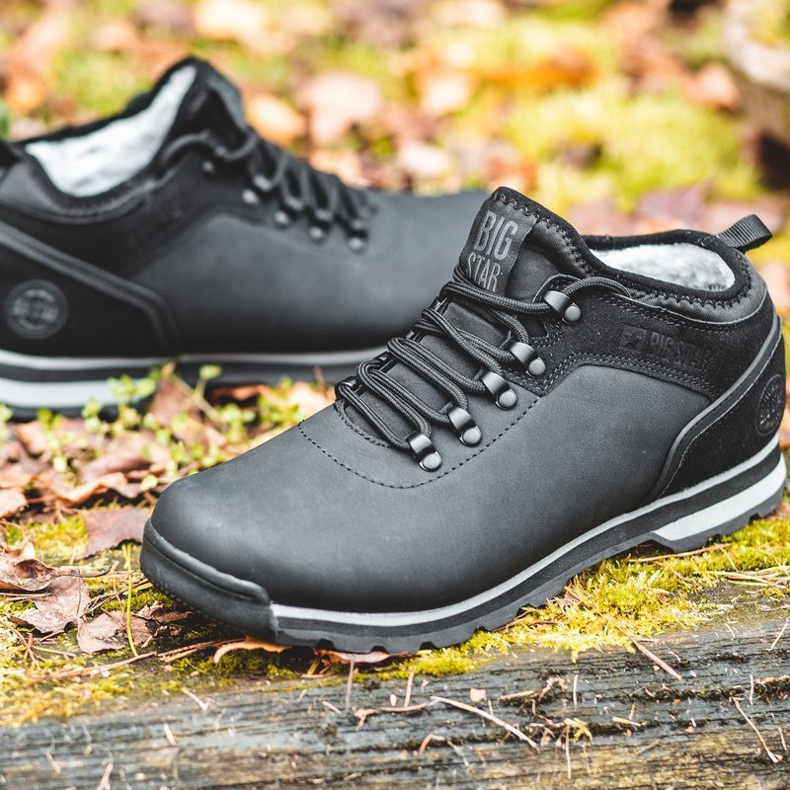 Herren Trekkingschuhe Big Star Schwarz EE174444 2