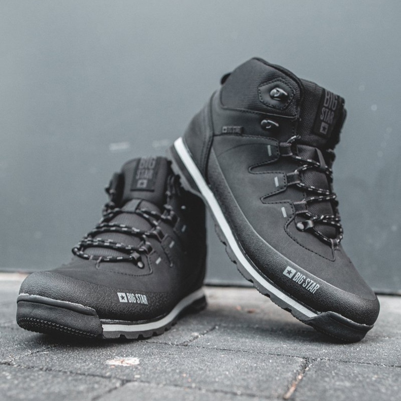 Herren Trekkingschuhe Big Star Schwarz EE174437 2