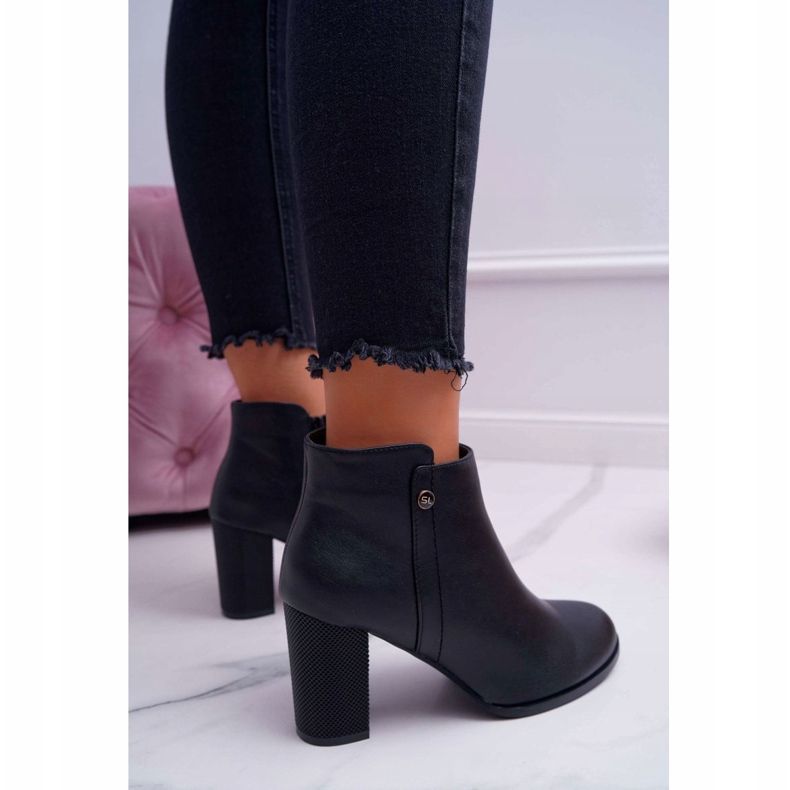 Damen Stiefel mit hohem Absatz Sergio Leone Schwarz BT518 2