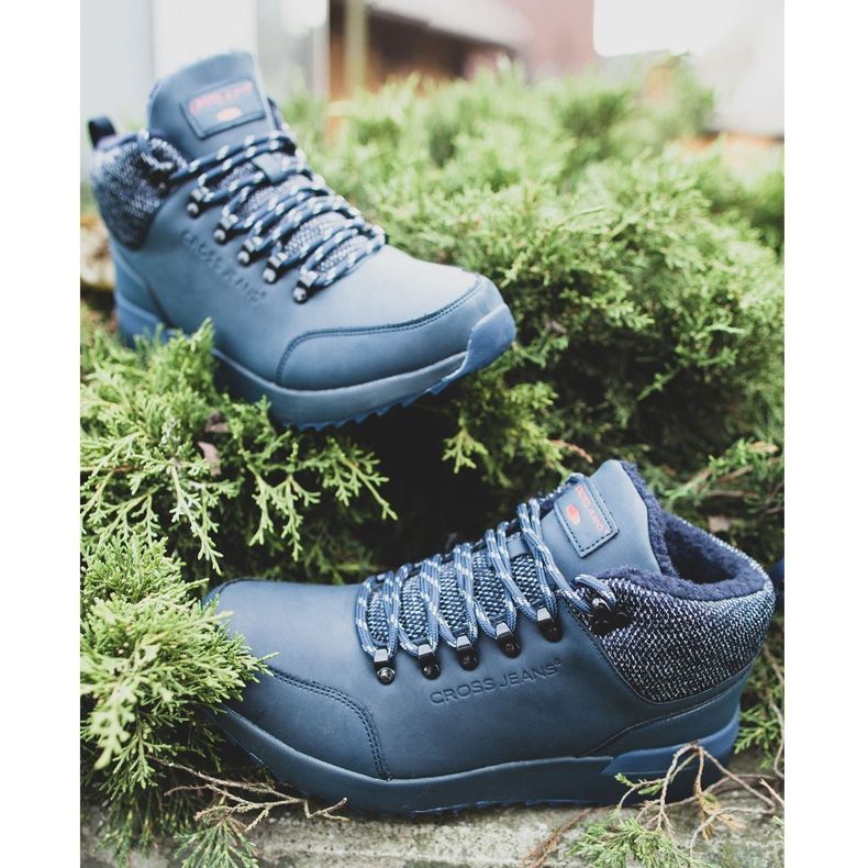 Herren Trekkingschuhe Cross Jeans Navy Blau EE1R4115C marineblau 1