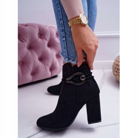 Damenstiefel aus Wildleder mit hohem Absatz Tola S.Barski schwarz 1