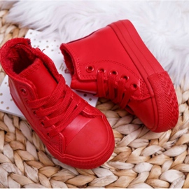 FRROCK Kinder Sneaker High Warm Rot Filemon 2