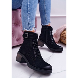 Damenstiefel Sergio Leone Schwarz BT705 1