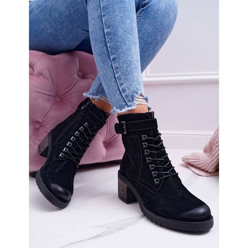 Damenstiefel Sergio Leone Schwarz BT705 2