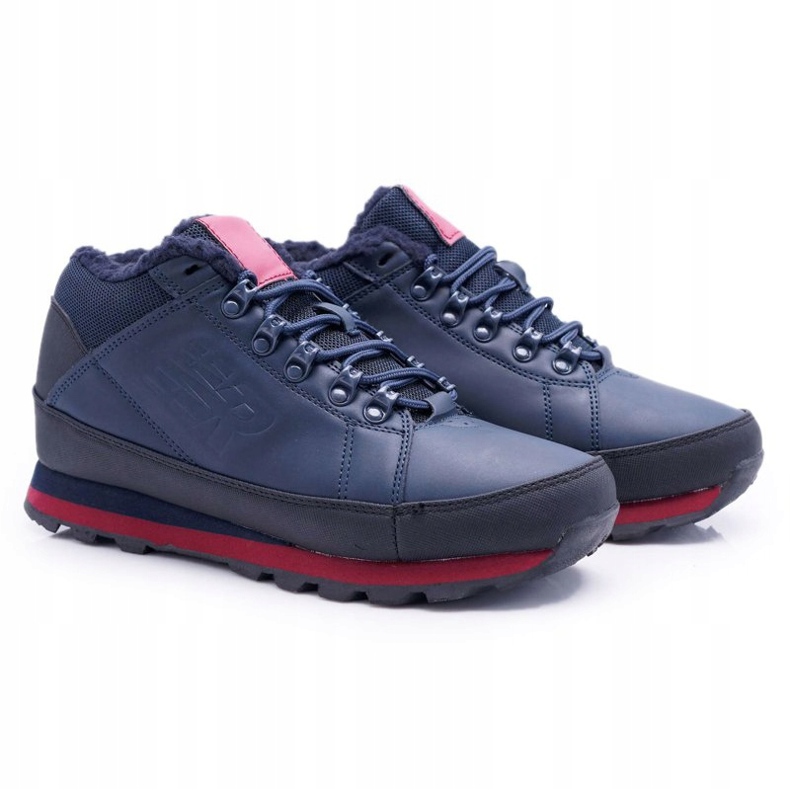 Herren Trekkingschuhe High Outdoor Marineblau Noriginals rot 1
