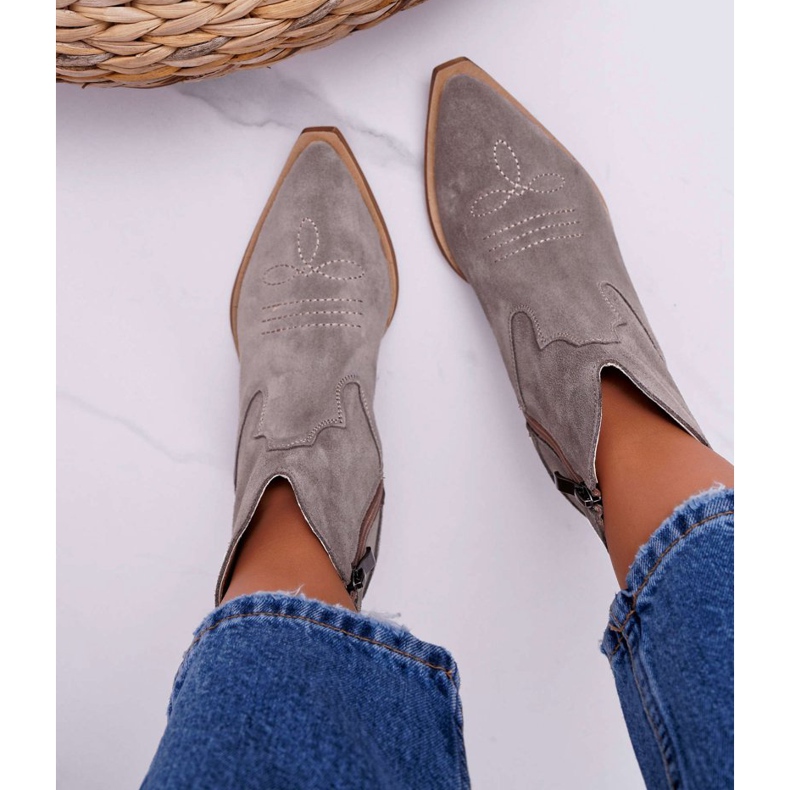 Nicole Damen Cowboystiefel Cappuccino Batty braun 2