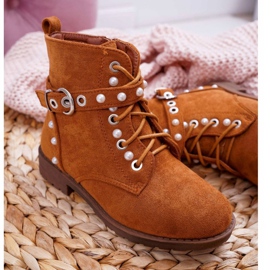 FP1 Pearl Camel Nargos Kinderstiefel braun 1