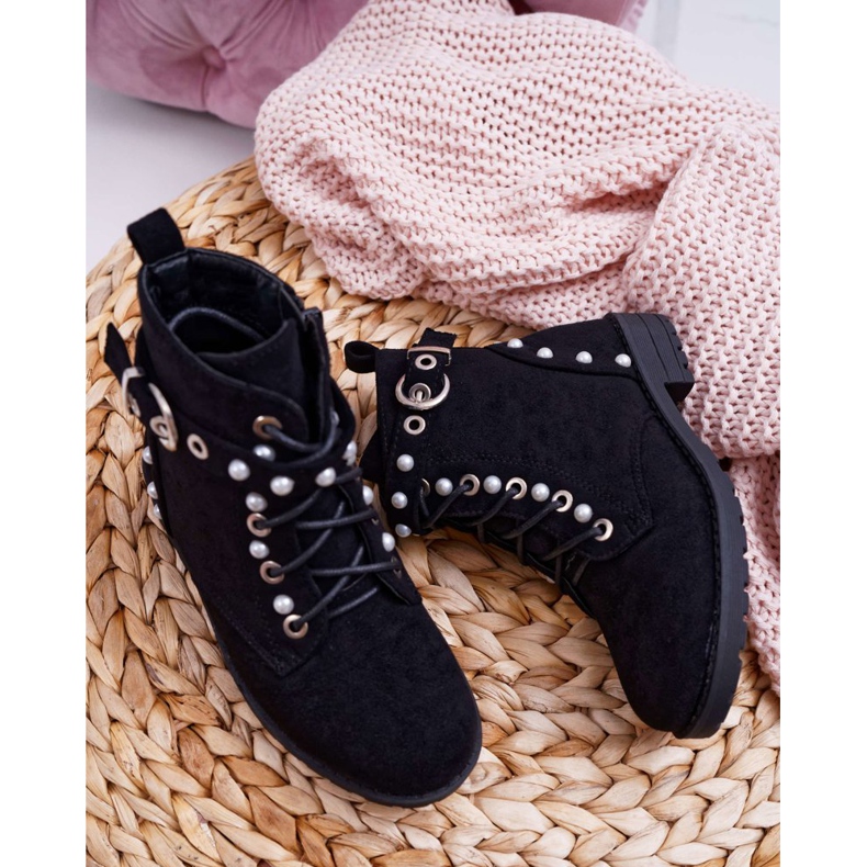 POPA Kinderstiefel Pearl Black Nargos schwarz 1