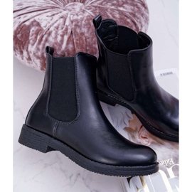 EVE Damen Stiefeletten Jodhpur Schwarz 8BT35-1489 2