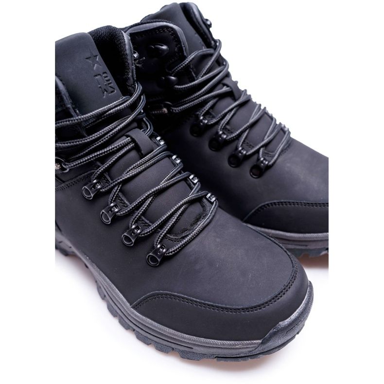 EVE Herren Schwarz Warme Trekkingschuhe Derex 2