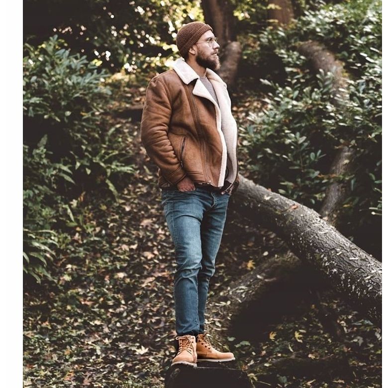 Herren Lederstiefel Big Star Camel EE174227 braun 2