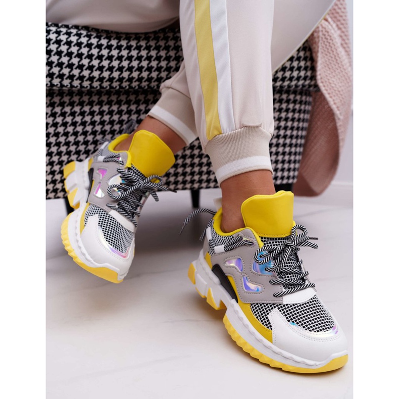 SEA Sport Damenschuhe bunte gelbe farbige Einsätze mehrfarbig 2