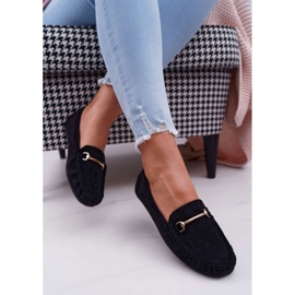 SEA Schwarze Loafer für Damen Wildleder von Sonnero 2