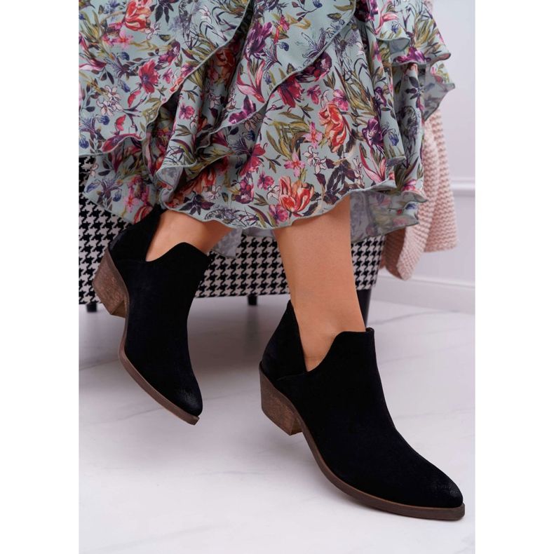 Nicole Damenstiefel Schwarz Frühlingsleder Anabella 2