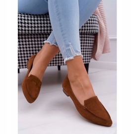 Nicole Loafer für Damen Wildleder Loafer Cognac Homny braun 1