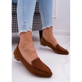 Nicole Loafer für Damen Wildleder Loafer Cognac Homny braun 2