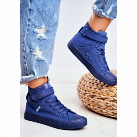 Damen Sneaker Big Star Blau FF274584 1