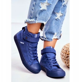 Damen Sneaker Big Star Blau FF274584 2