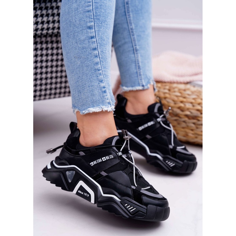 Damen Sportschuhe Big Star von Daniel Lopez Schwarz FF274A541 1