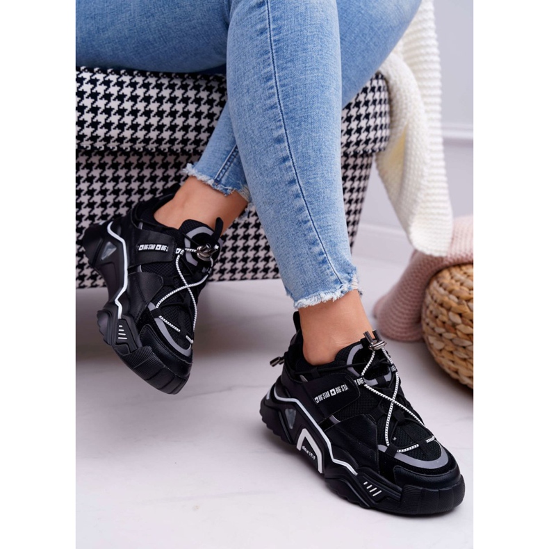 Damen Sportschuhe Big Star von Daniel Lopez Schwarz FF274A541 2