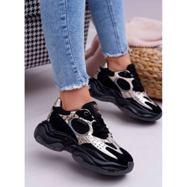 Damen Sportschuhe Big Star von Daniel Lopez Schwarz und Gold FF274A524 gelb 1