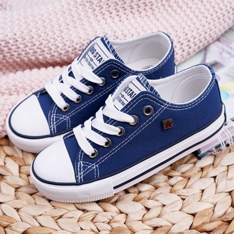 Kinder Sneaker Big Star Marineblau FF374202 2