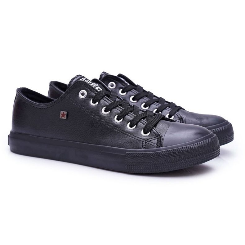 Herren Sneaker Low Big Star Schwarz V174345 1