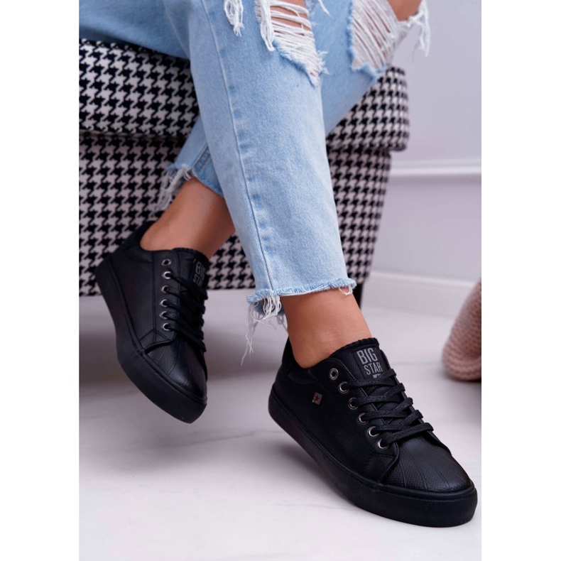 Damen Big Star Sneakers Schwarz BB274032 2