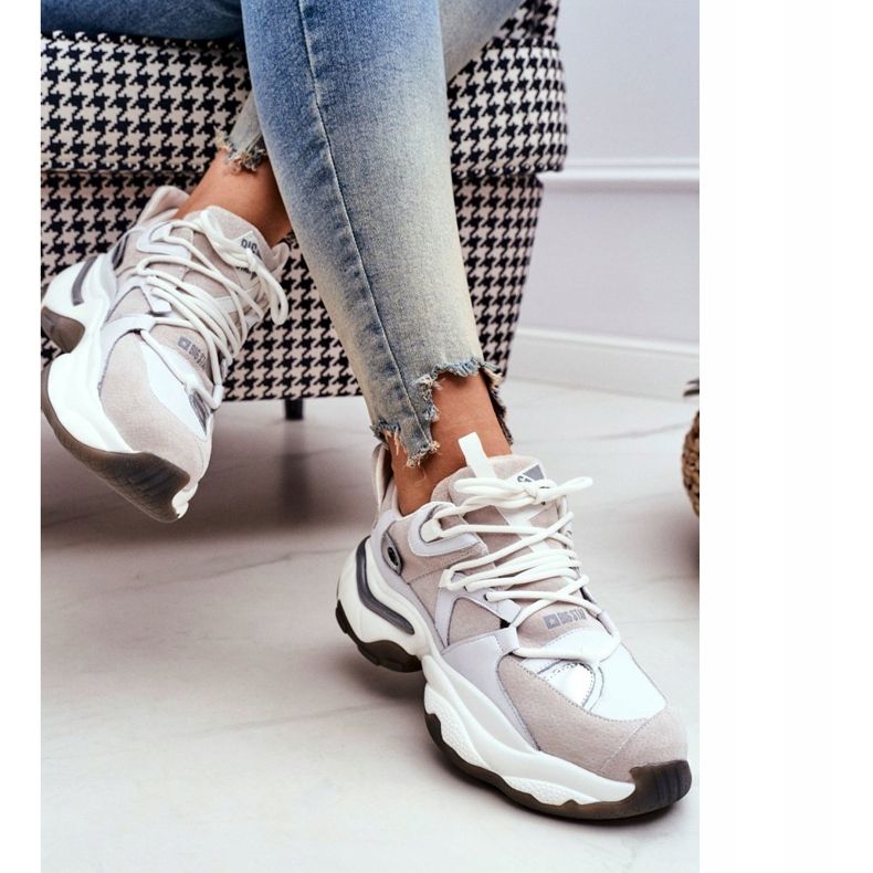 Damen Sportschuhe Big Star von Daniel Lopez Weiß FF274A576 2