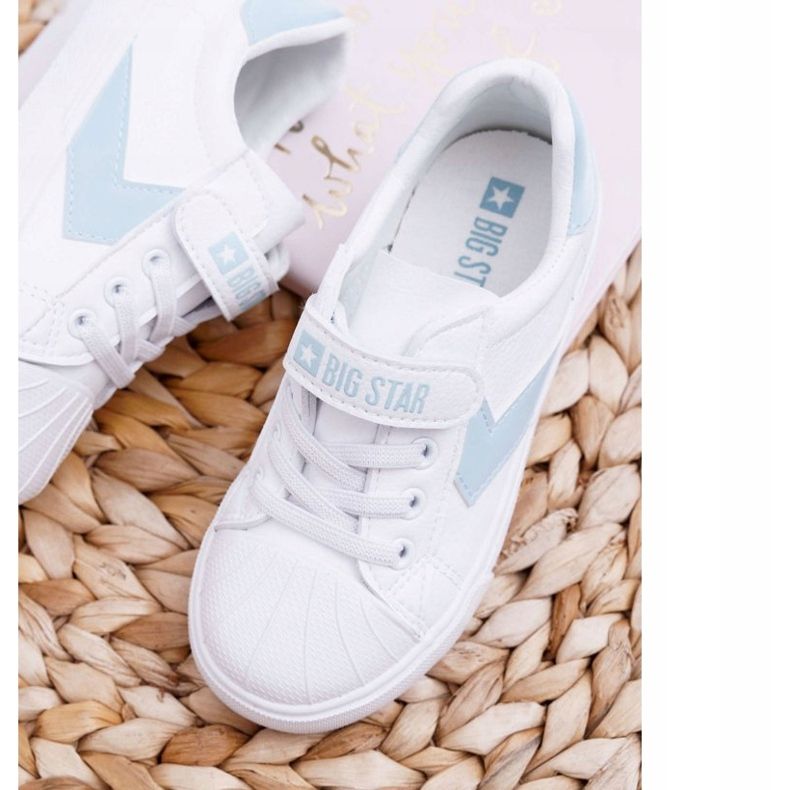 Kinder Sneakers Kinder Big Star mit Klettverschluss Weiß FF374120 2
