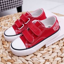 Kinder Sneaker Big Star mit Klettverschluss Rot FF374063 1