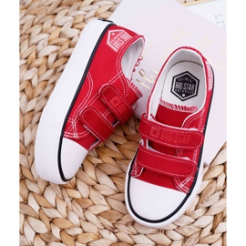 Kinder Sneaker Big Star mit Klettverschluss Rot FF374063 2
